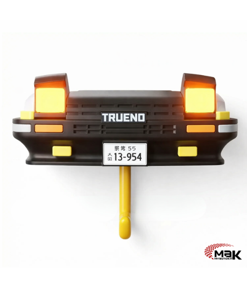 Vintage Car LED Key Holder – Wall-Mounted Key Organizer with Automatic Headlights (AE86 Edition)